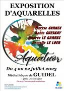 Affiche aquatuor mediatheque 2023