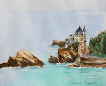 Aquarelle a defi mars 2021 claudine r 1